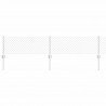 Ogrodzenie z słupkiem Srebrny 0,4 x 10 m Stal