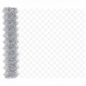 Ogrodzenie z słupkiem Srebrny 1,2 x 10 m Stal