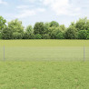 Ogrodzenie z słupkiem Srebrny 0,4 x 10 m Stal