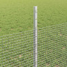 Ogrodzenie z słupkiem Srebrny 0,5 x 10 m Stal