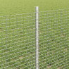 Ogrodzenie z słupkiem Srebrny 0,6 x 10 m Stal