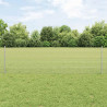 Ogrodzenie z słupkiem Srebrny 0,6 x 10 m Stal