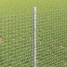 Ogrodzenie z słupkiem Srebrny 0,8 x 10 m Stal