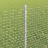 Ogrodzenie z słupkiem Srebrny 0,8 x 10 m Stal