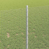 Ogrodzenie z słupkiem Srebrny 1 x 10 m Stal