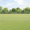 Ogrodzenie z słupkiem Srebrny 1 x 10 m Stal