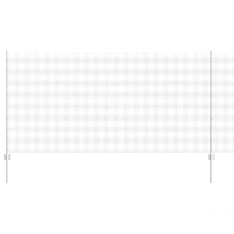 Ogrodzenie z słupkiem Srebrny 1,2 x 10 m Stal