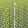 Ogrodzenie z słupkiem Srebrny 1,2 x 10 m Stal