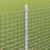 Ogrodzenie z słupkiem Srebrny 1,2 x 10 m Stal