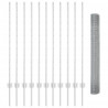 Ogrodzenie z słupkiem Srebrny 1,2 x 25 m Stal