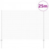 Ogrodzenie z słupkiem Srebrny 1,5 x 25 m Stal