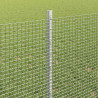 Ogrodzenie z słupkiem Srebrny 0,8 x 50 m Stal