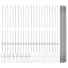 Ogrodzenie z słupkiem Srebrny 1 x 50 m Stal