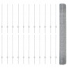 Ogrodzenie z słupkiem Srebrny 1 x 50 m Stal