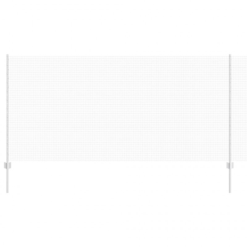 Ogrodzenie z słupkiem Srebrny 1,2 x 50 m Stal