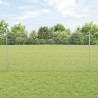 Ogrodzenie z słupkiem Srebrny 1,2 x 50 m Stal