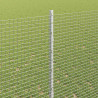 Ogrodzenie z słupkiem Srebrny 1,4 x 50 m Stal