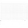 Ogrodzenie z słupkiem Srebrny 1,5 x 50 m Stal