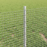 Ogrodzenie z słupkiem Srebrny 0,4 x 100 m Stal