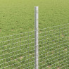 Ogrodzenie z słupkiem Srebrny 0,5 x 100 m Stal