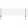 Ogrodzenie z słupkiem Zielony 0,6 x 10 m Stal i PVC