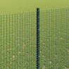 Ogrodzenie z słupkiem Zielony 1,6 x 10 m Stal i PVC