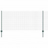 Ogrodzenie z słupkiem Zielony 1 x 25 m Stal