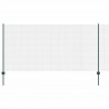 Ogrodzenie z słupkiem Zielony 1,2 x 25 m Stal i PVC
