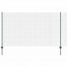 Ogrodzenie z słupkiem Zielony 1,4 x 25 m Stal i PVC