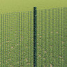 Ogrodzenie z słupkiem Zielony 1,4 x 25 m Stal i PVC