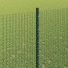 Ogrodzenie z słupkiem Zielony 1,5 x 25 m Stal