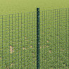 Ogrodzenie z słupkiem Zielony 1 x 50 m Stal i PVC