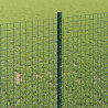Ogrodzenie z słupkiem Zielony 1 x 50 m Stal i PVC