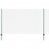 Ogrodzenie z słupkiem Zielony 1,4 x 50 m Stal i PVC