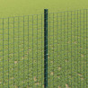 Ogrodzenie z słupkiem Zielony 1,4 x 50 m Stal i PVC