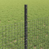 Ogrodzenie z słupkiem Szary 0,5 x 10 m Stal