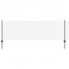 Ogrodzenie z słupkiem Szary 0,8 x 10 m Stal i PVC
