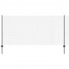 Ogrodzenie z słupkiem Szary 1,2 x 10 m Stal i PVC