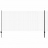 Ogrodzenie z słupkiem Szary 1,2 x 10 m Stal i PVC