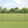 Ogrodzenie z słupkiem Szary 1,6 x 10 m Stal i PVC