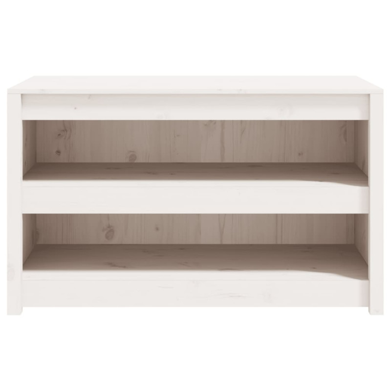 Szafka kuchenna na zewnątrz, biała, 106x55x64cm, drewno sosnowe