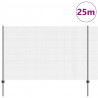 Ogrodzenie z słupkiem Szary 1,5 x 25 m Stal
