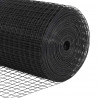 Ogrodzenie z słupkiem Szary 1,5 x 25 m Stal