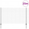 Ogrodzenie z słupkiem Szary 1,5 x 25 m Stal