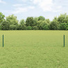 Ogrodzenie z słupkiem Zielony 0,4 x 10 m Stal i PVC