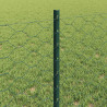 Ogrodzenie z słupkiem Zielony 0,6 x 10 m Stal i PVC