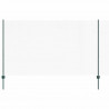 Ogrodzenie z słupkiem Zielony 1,4 x 10 m Stal i PVC