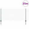 Ogrodzenie z słupkiem Zielony 1 x 25 m Stal
