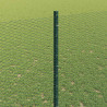 Ogrodzenie z słupkiem Zielony 1,4 x 25 m Stal i PVC