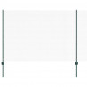Ogrodzenie z słupkiem Zielony 1,5 x 25 m Stal